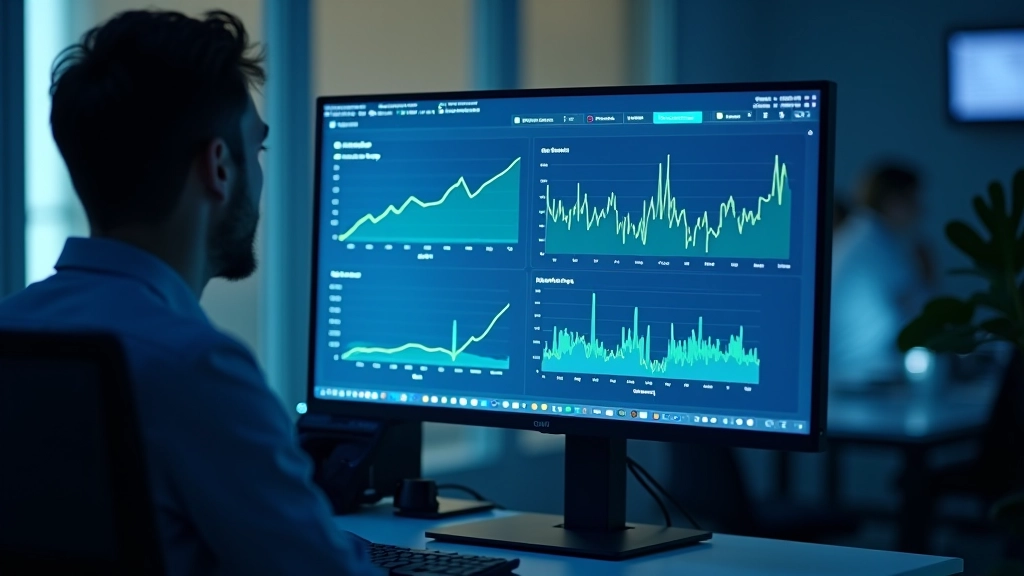 Training dashboard displaying Q-value convergence graph over episodes with reward accumulation metrics and performance improvements tracked in real-time
